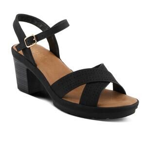 NEW SPRING STEP SHOES women's ravenno sandal in black